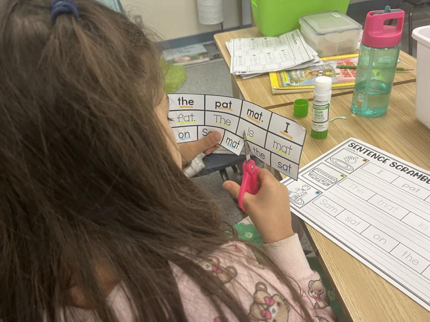 Grade 2 UFLI activity